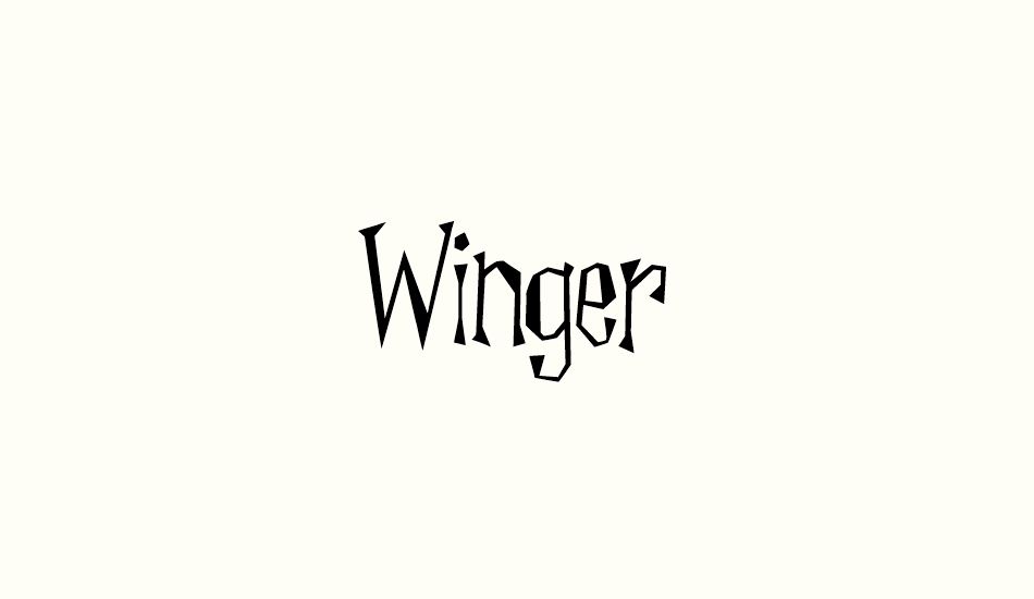 winger font big