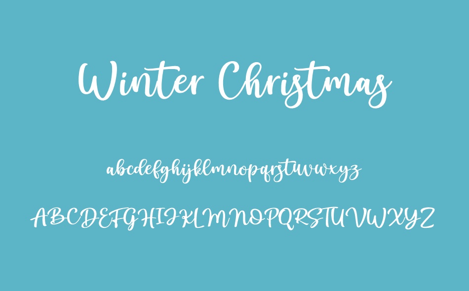 Winter Christmas font