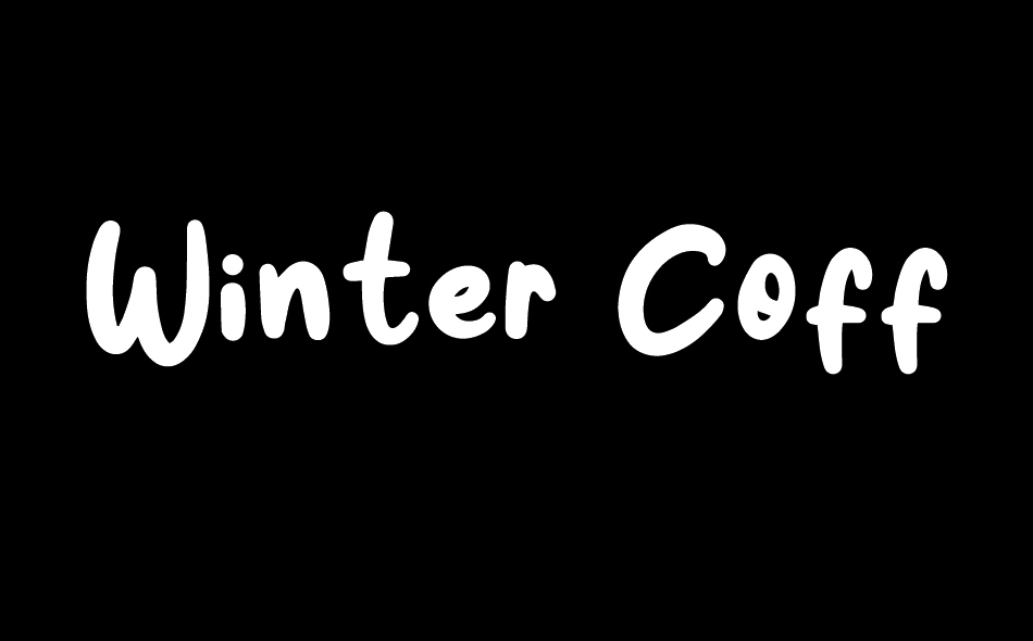 Winter Coffee font big