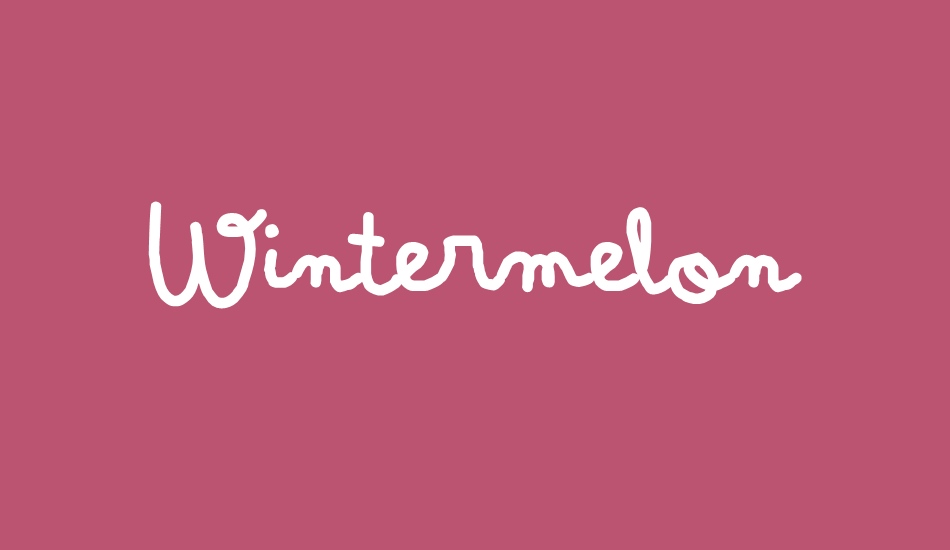 Wintermelon font big