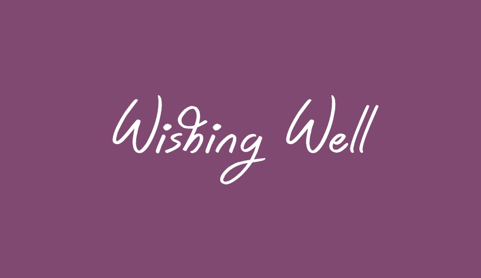 wishing-well font big