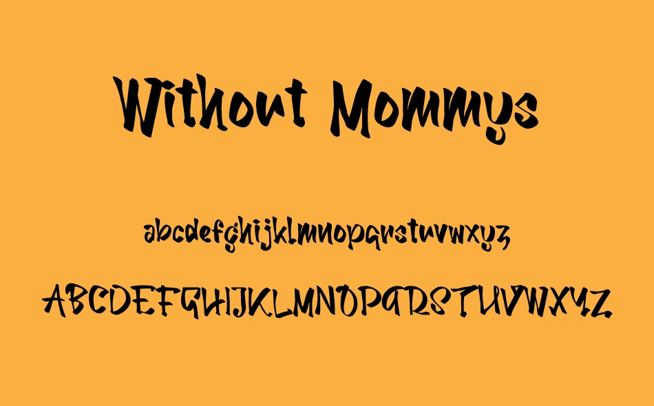 Without Mommys font