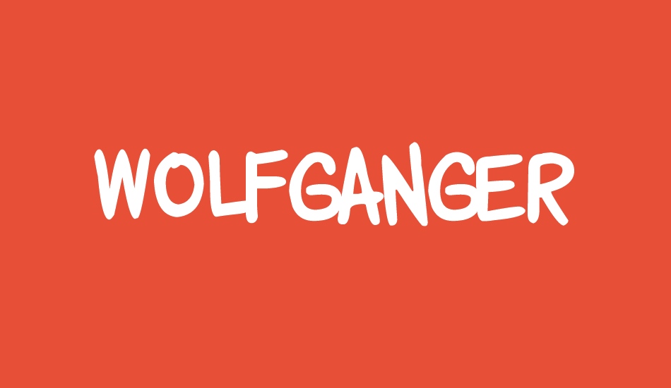 wolfganger font big