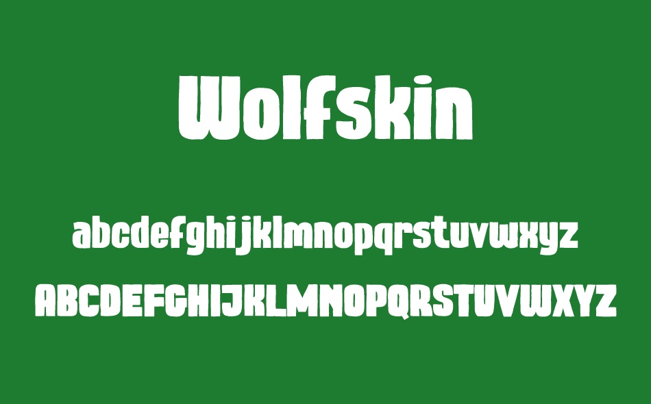 Wolfskin font