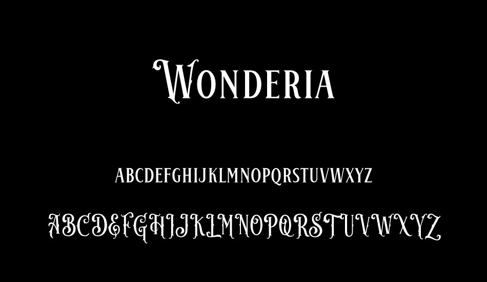 wonderia font