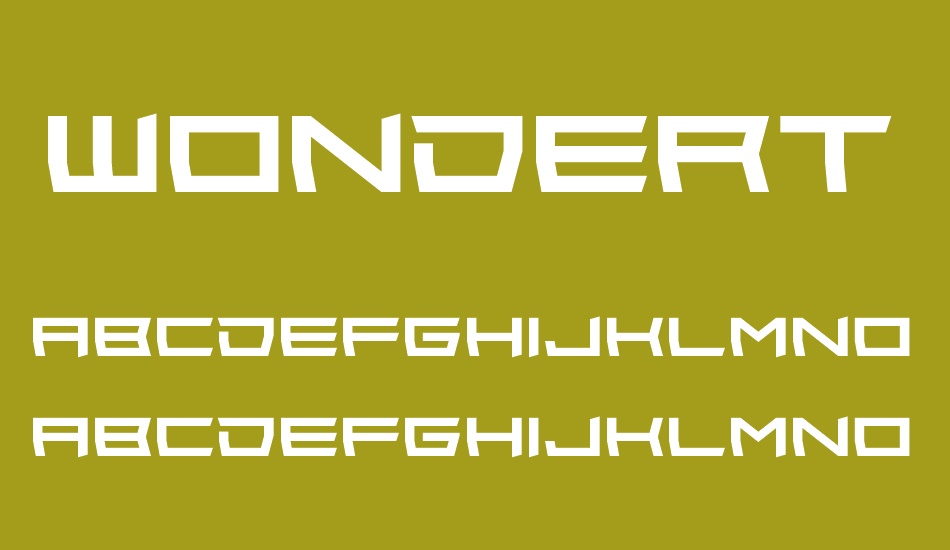 wondertribute font