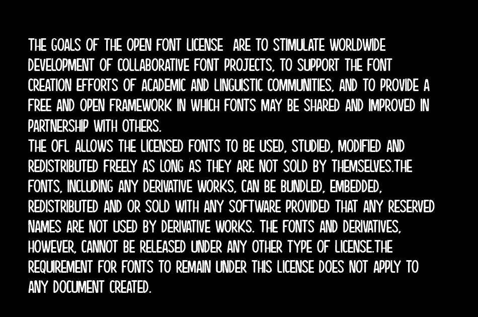 Working Together font 1