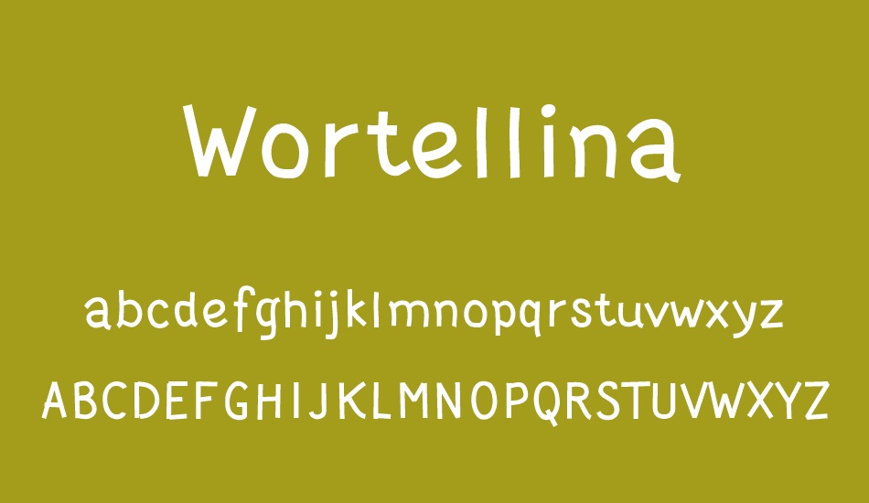 wortellina font