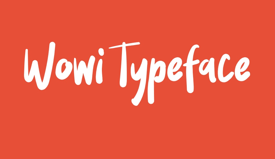 wowi-typeface font big