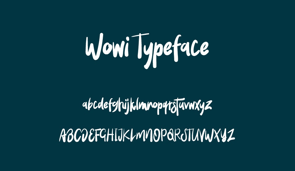 wowi-typeface font