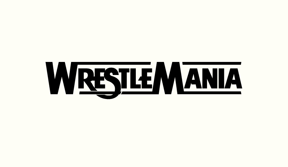 wrestlemanıa font big