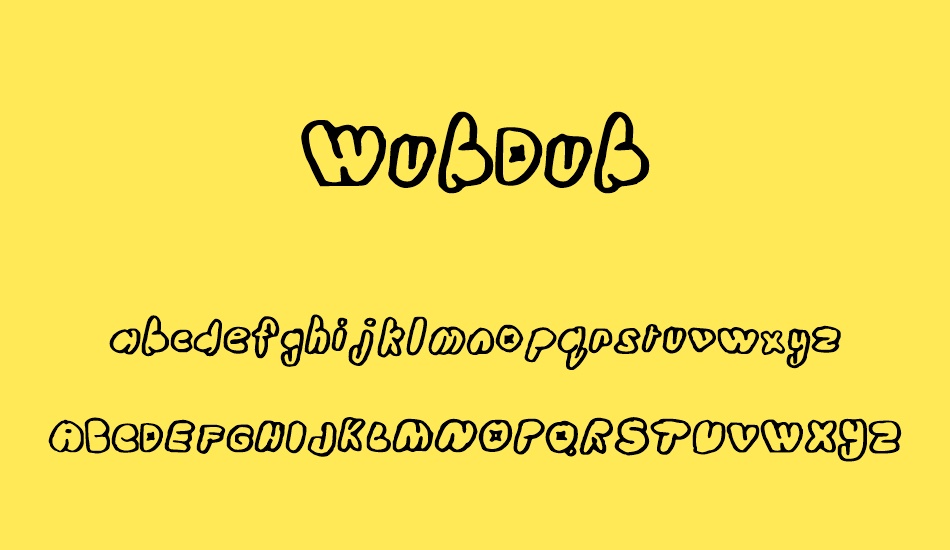 wubdub font