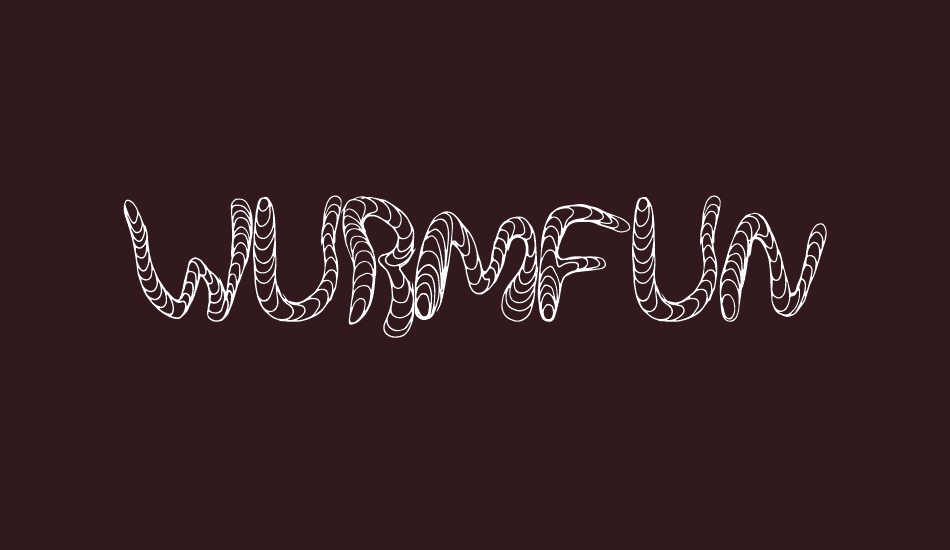 wurmfun font big