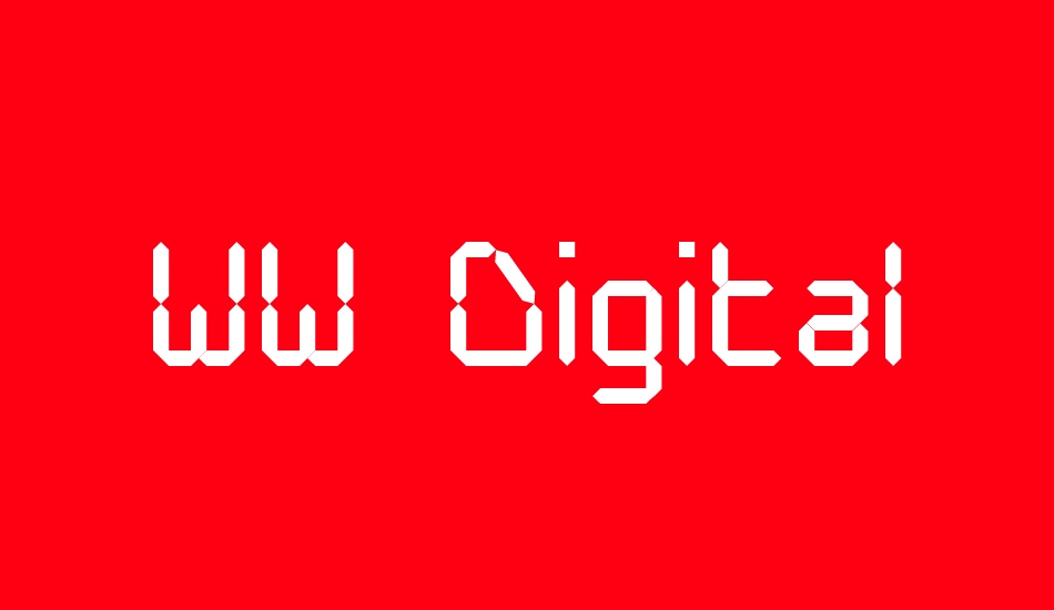 ww-digital font big