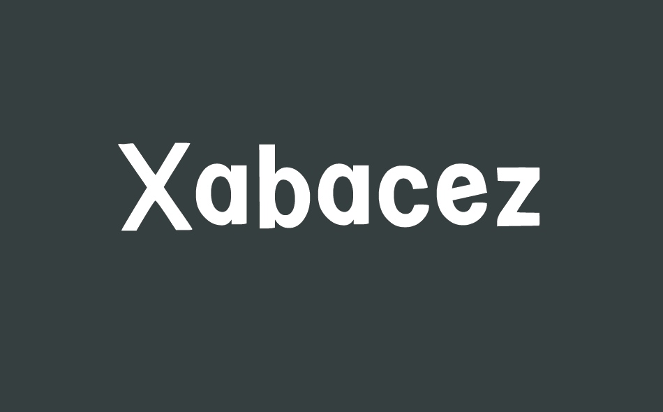 Xabacez font big
