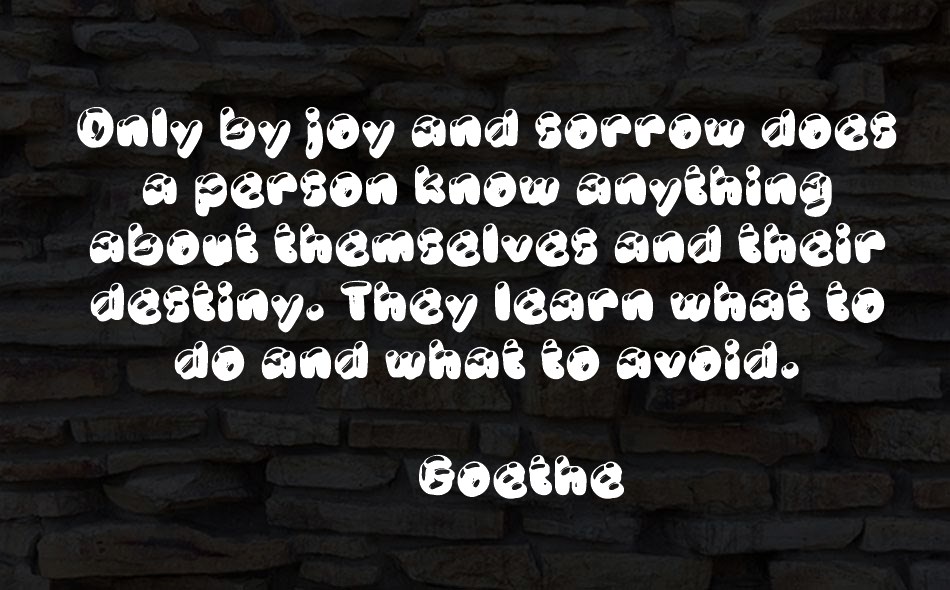 Xabadya font text