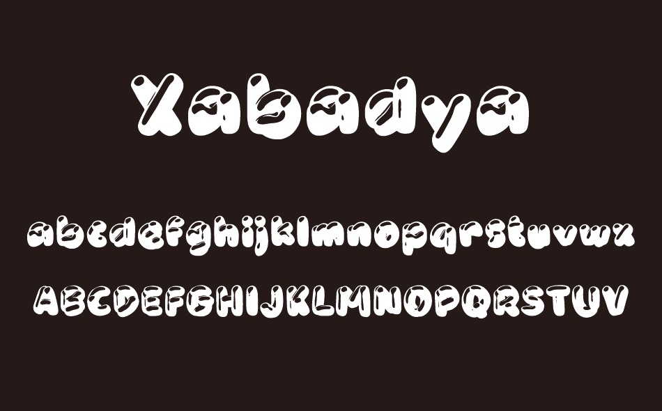 Xabadya font