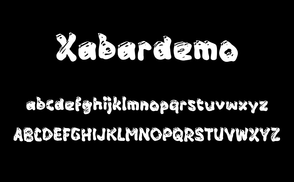 Xabardemo font