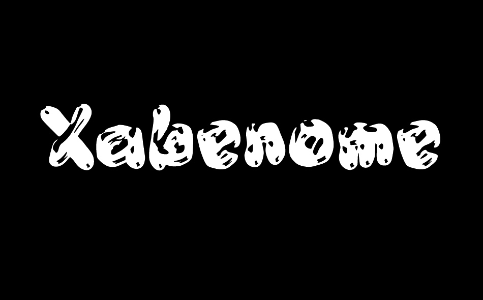 Xabenome font big