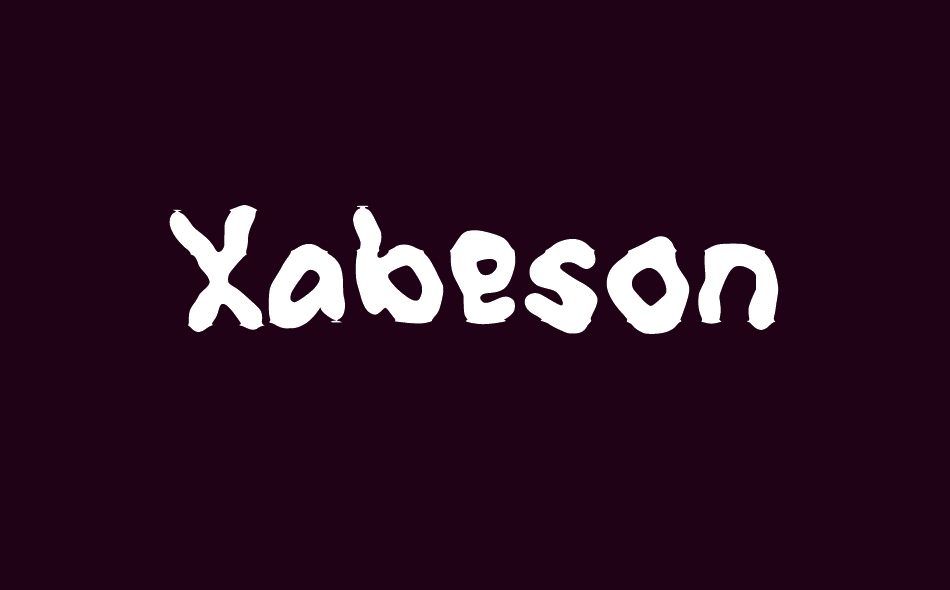 Xabeson font big