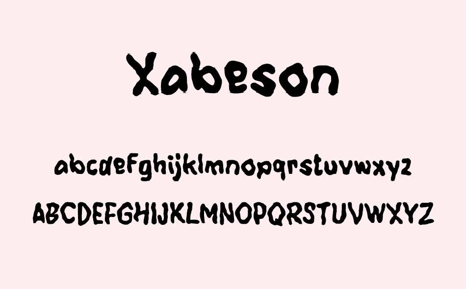 Xabeson font