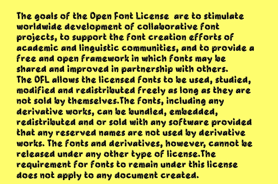 Xablore font 1