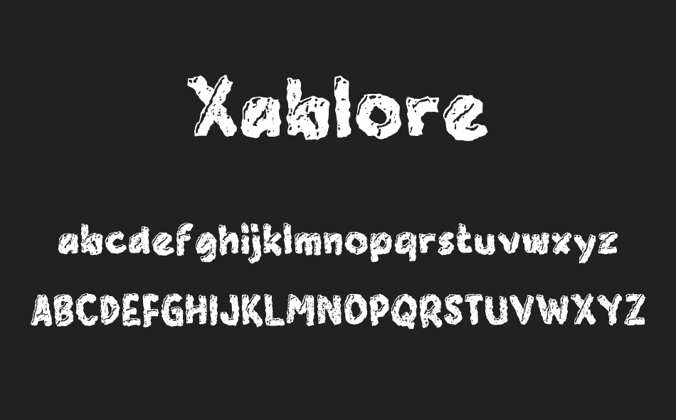 Xablore font