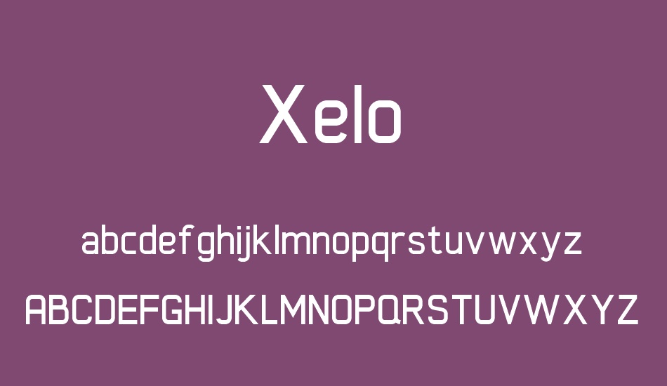 xelo font