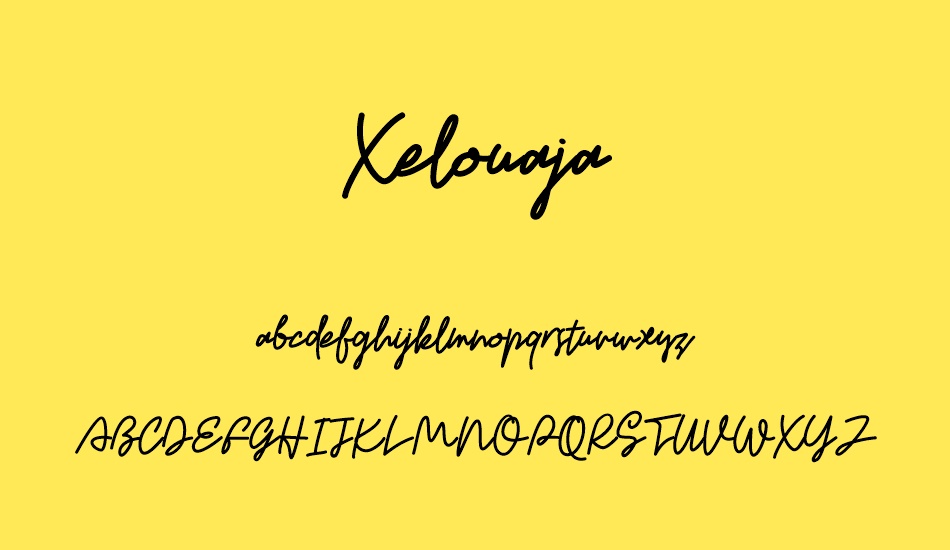 xelouaja font