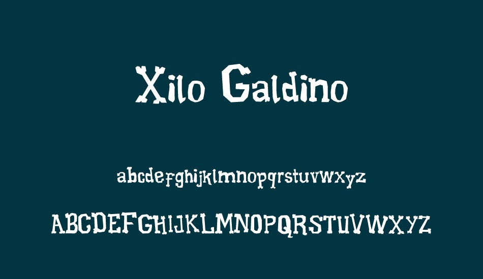 xilo-galdino font