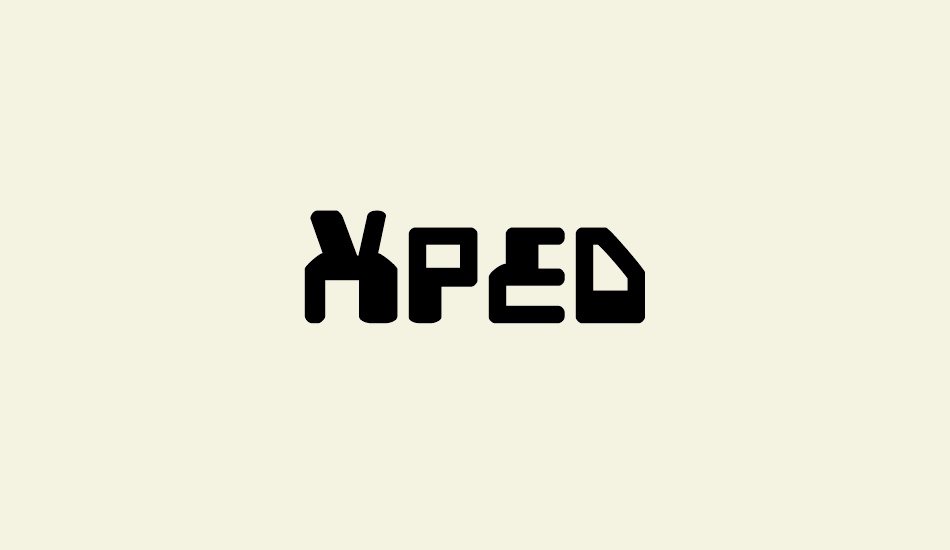 xped font big