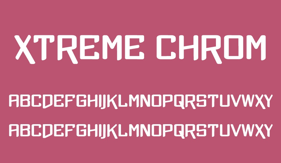 xtreme-chrome font