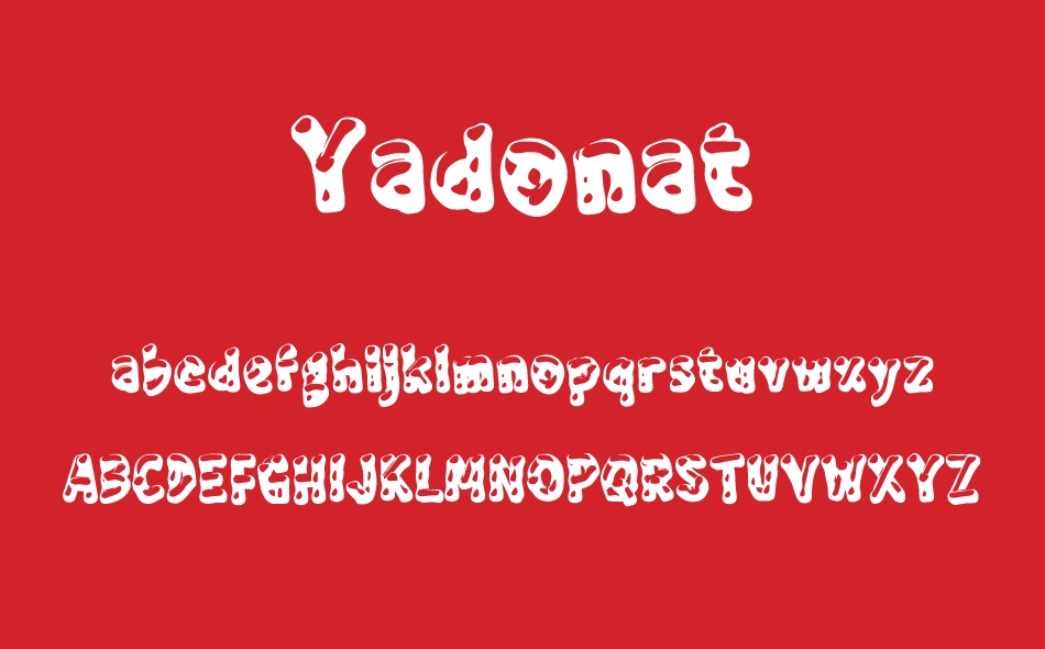 Yadonat font