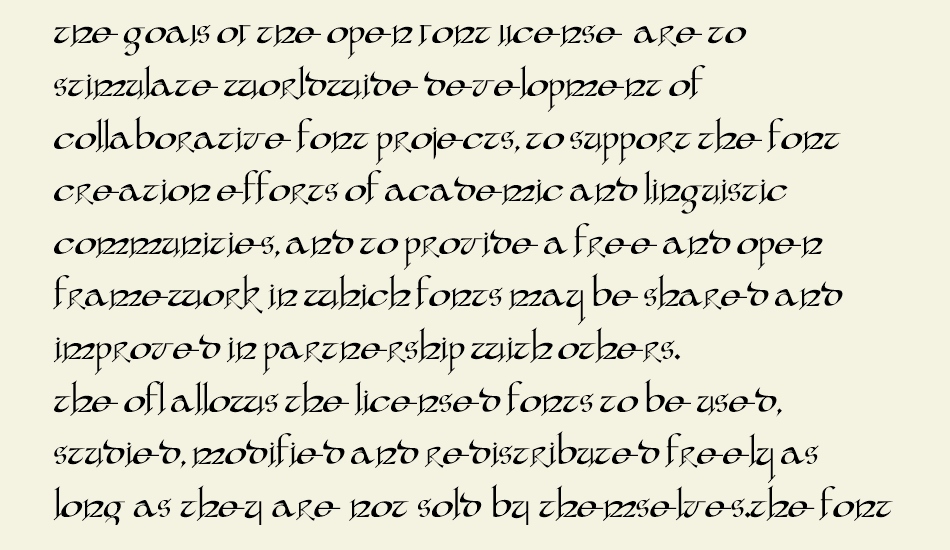 yafit font 1