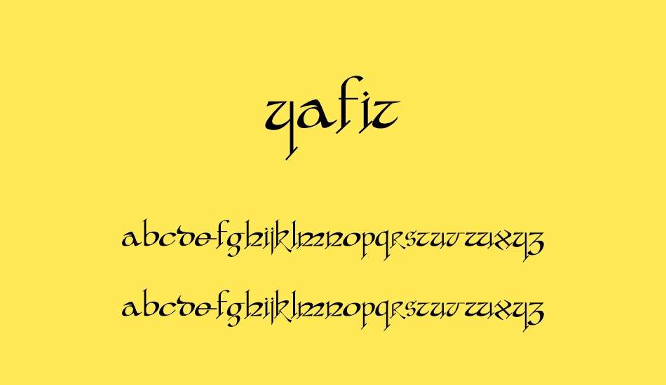 yafit font