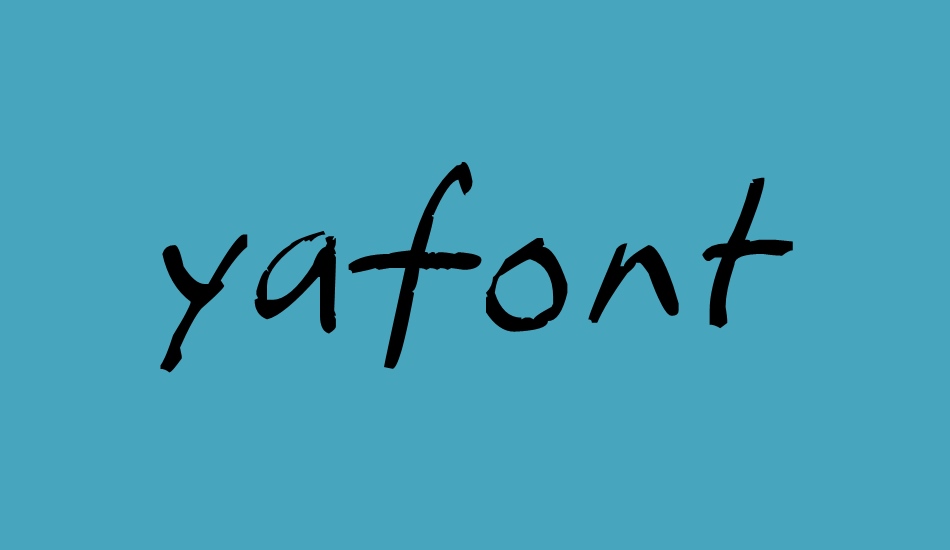 yafont font big