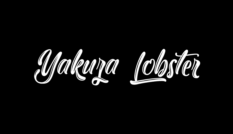 yakuza-lobster font big