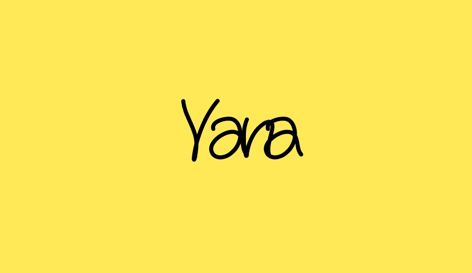 yana font big