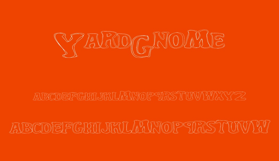 yardgnome font
