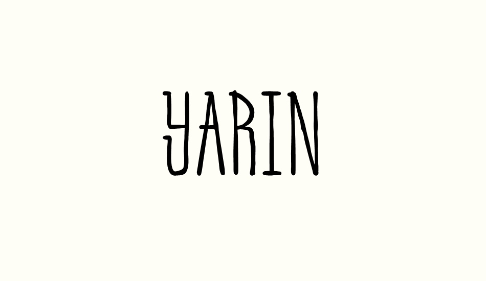 yarin font big