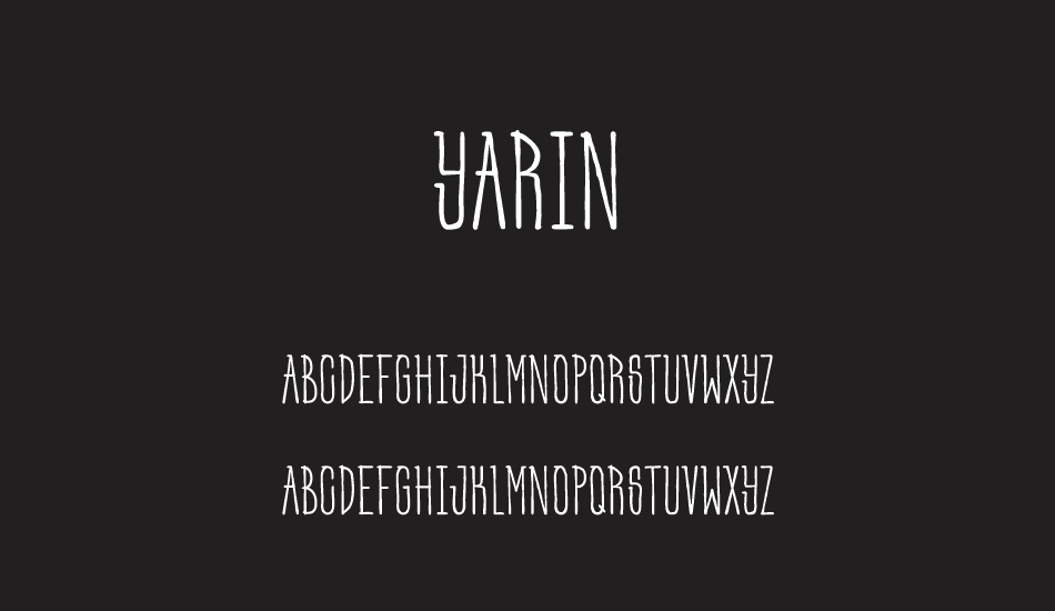 yarin font