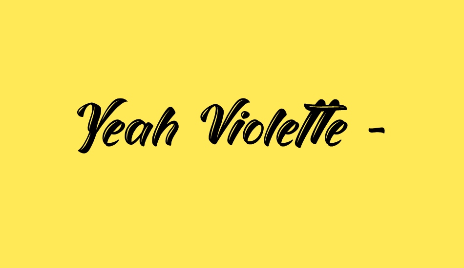 yeah-violette---personal-use font big