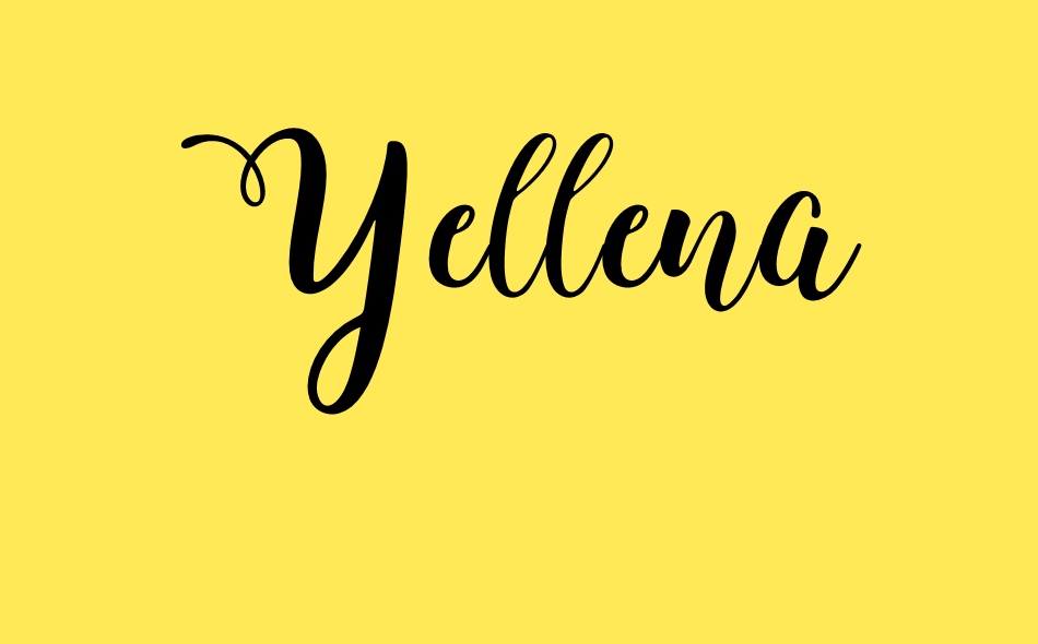 Yellena font big