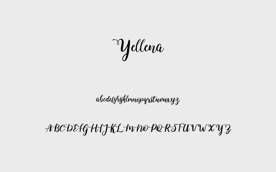 Yellena font