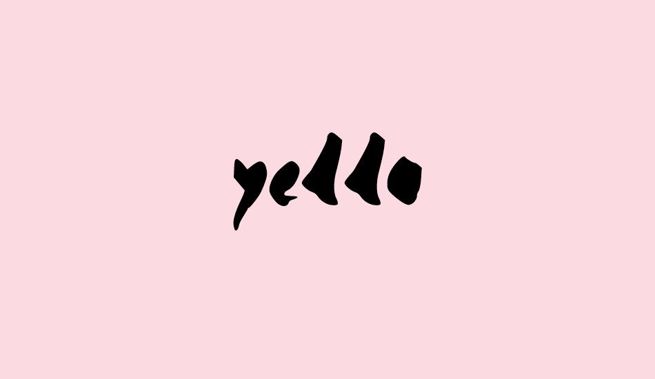 yello font big