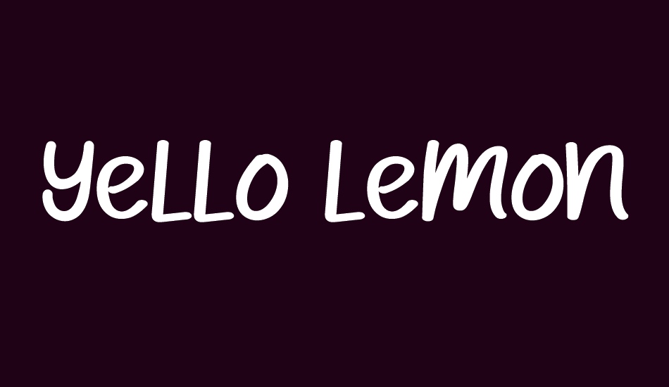 yello-lemon font big