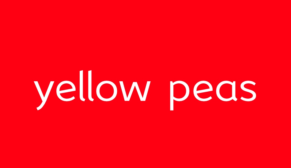 yellow-peas font big