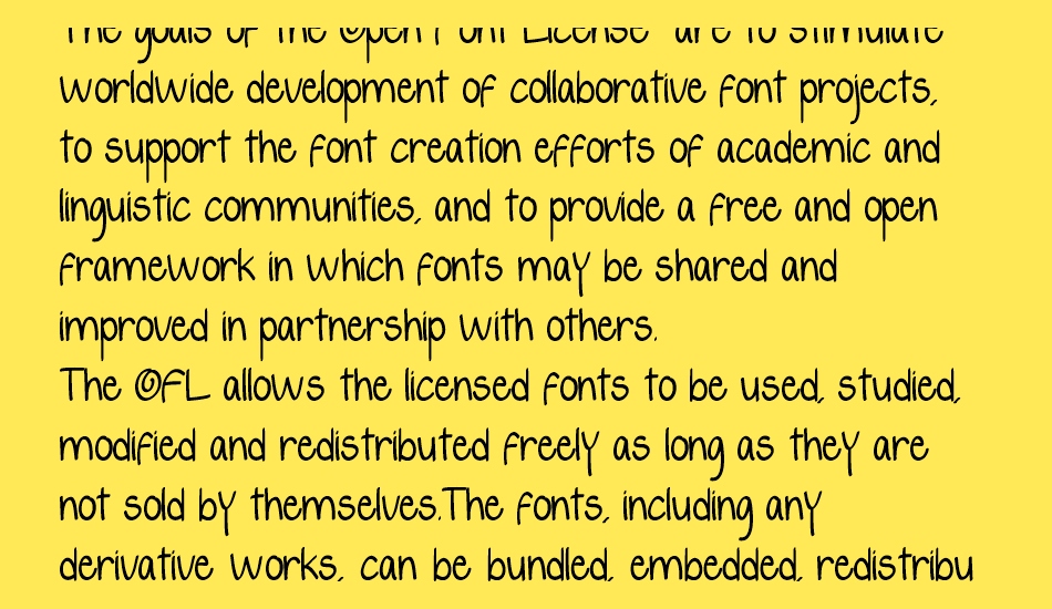 yelly font 1