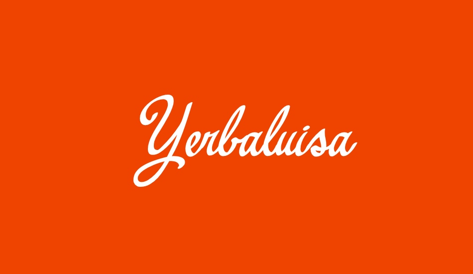 yerbaluisa font big