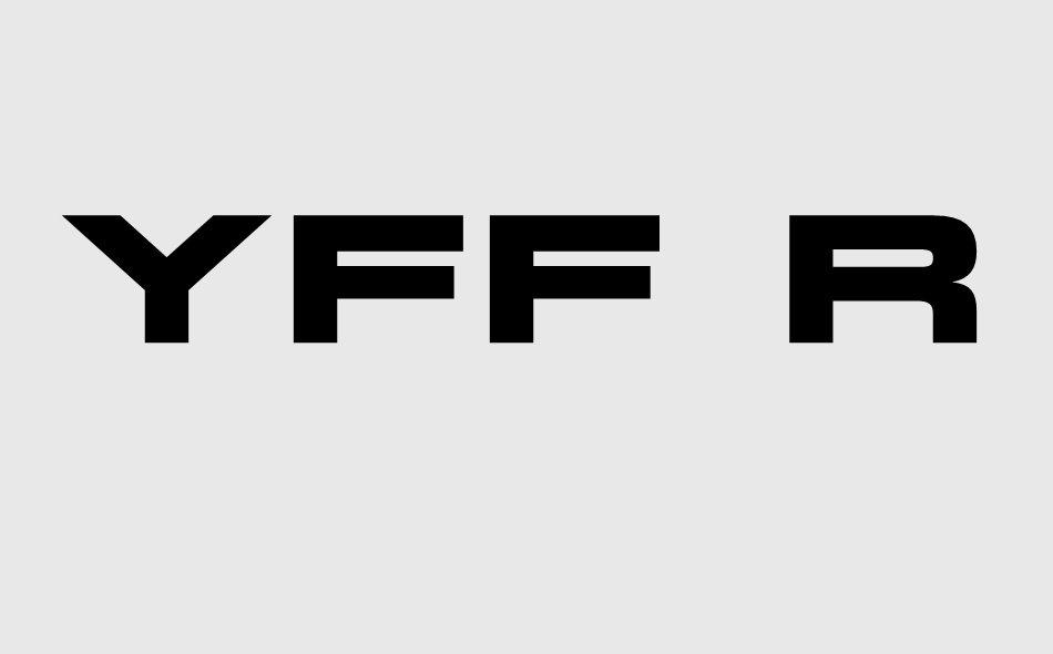 YFF Rare font big